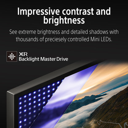 Sony | BRAVIA 9| 75 Inch |XR BACKLIGHT MASTER DRIVE TV with High Peak Luminance | Our brightest TV ever for ultimate cinema, sports & PS5 gaming |4K HDR Smart TV (Google TV) | 2024 Model