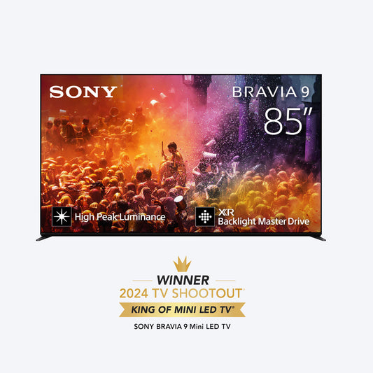 Sony | BRAVIA 9 | 85 Inch | MINI LED XR QLED TV with XR BACKLIGHT MASTER DRIVE TV with High Peak Luminance | Our brightest TV ever for ultimate cinema, sports & PS5 gaming | 4K HDR Smart TV (Google TV) | 2024 Model